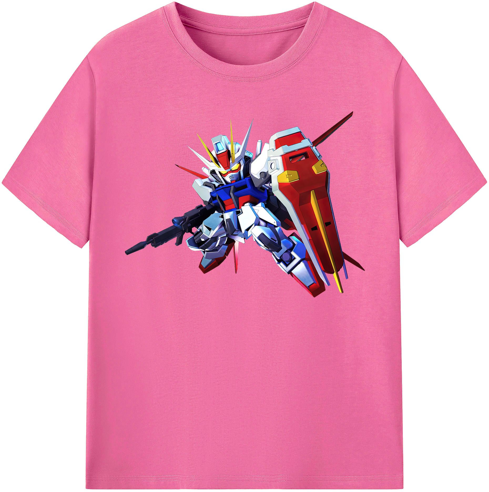 （画像用） 機動戦士ガンダム Mobile Suit Gundam レディースカジュアルプリントTシャツ（綿100％）